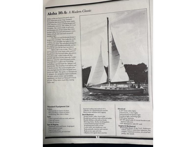 Aloha Sailboat For Sale In New York