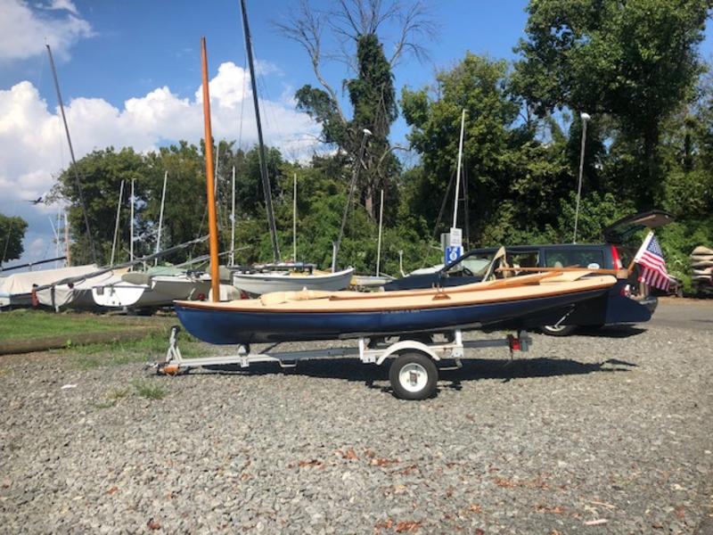 crawford boat building melonseed skiff sailboat for sale