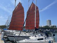 Sunbird Marine 32 Chinese Junk Rig Schooner Click to launch Larger Image