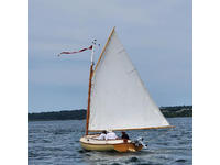  1920 16' GOELLER CATBOAT / BEAUTIFUL TOTAL RESTORATION Click to launch Larger Image