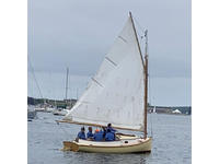  1920 16' GOELLER CATBOAT / BEAUTIFUL TOTAL RESTORATION Click to launch Larger Image