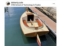  1920 16' GOELLER CATBOAT / BEAUTIFUL TOTAL RESTORATION Click to launch Larger Image