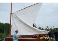 Peterborough Gaff Rigged Cat Dinghy Click to launch Larger Image